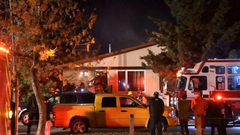 Firefighters respond to a kitchen fire in a duplex in Dover on Sunday, Oct. 6, 2019. 