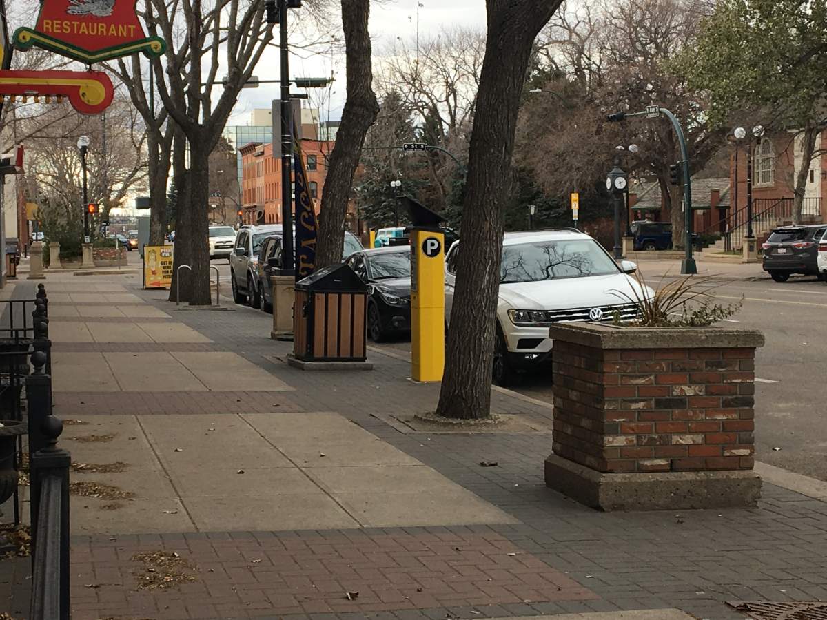 Downtown Lethbridge.