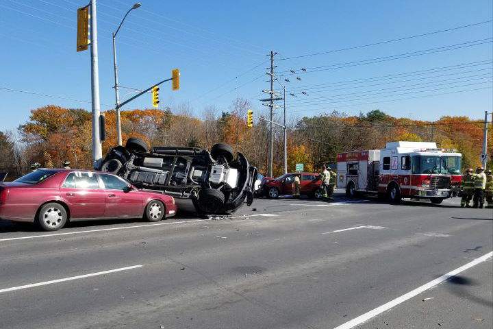 The crash occurred at the intersection of County Road 93 and Yonge Street in Midland.