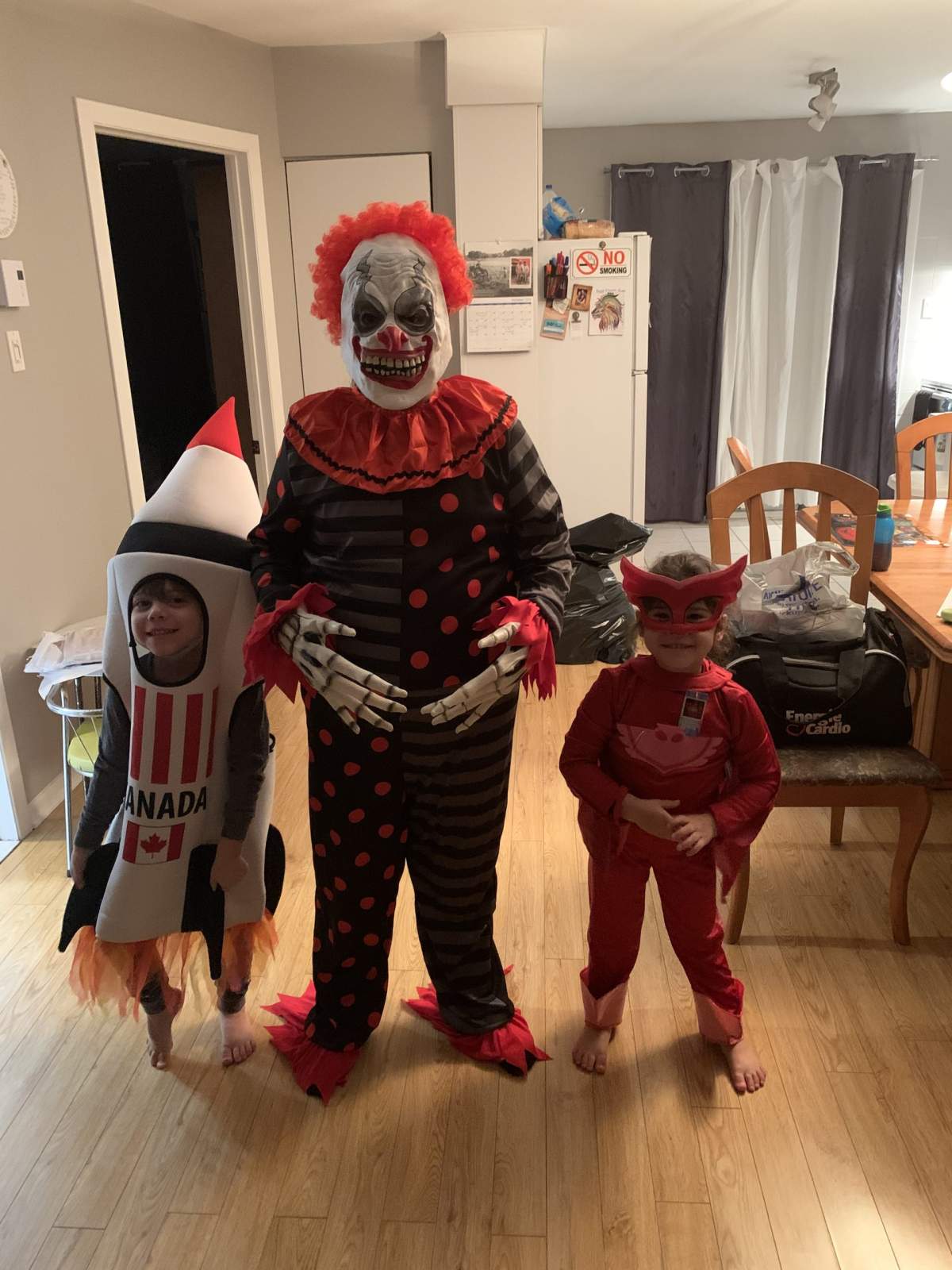 Trick or treat, give them something good to eat.