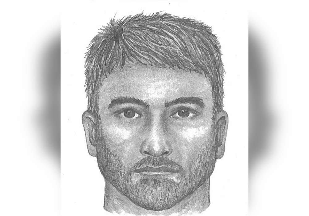 A police composite sketch of a suspect who allegedly exposed himself to a cyclist in West Vancouver on Sept. 20, 2019.