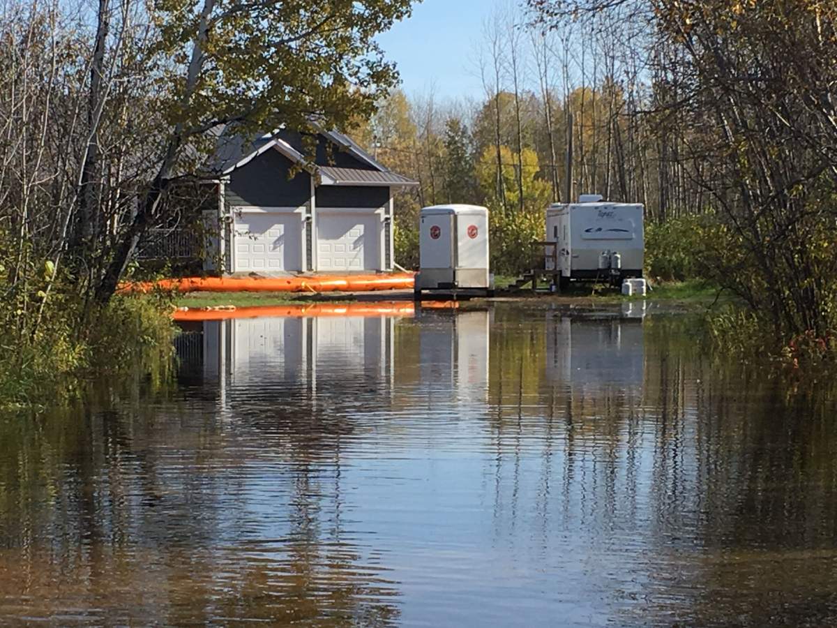 The waters have crept up right to some people’s houses in the RM.
