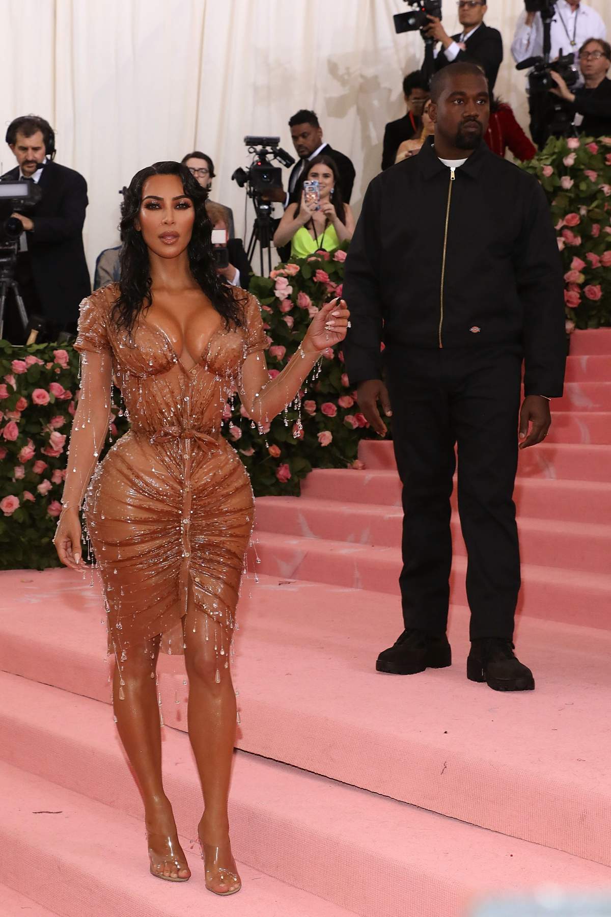 Kim Kardashian West and Kanye West attend the 2019 Met Gala celebrating “Camp: Notes on Fashion” at The Metropolitan Museum of Art on May 6, 2019, in New York City. (Photo by Taylor Hill/FilmMagic)