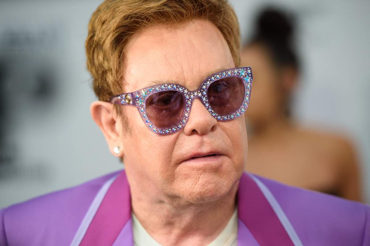 Elton John attending the Elton John Aids Foundation Midsummer Party at Jean Pigozzi's Villa Dorane, Antibes, France. 