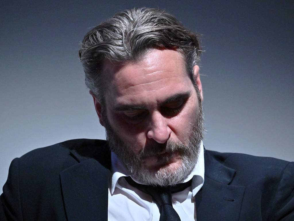 Joaquin Phoenix attends the 57th New York Film Festival ‘Joker’ intro and Q&A at Alice Tully Hall, Lincoln Center on Oct. 2, 2019, in New York City.