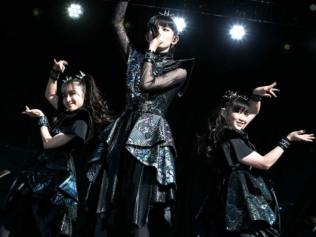 Babymetal performs at Aftershock 2019 at Discovery Park on Oct. 13, 2019 in Sacramento, Calif.