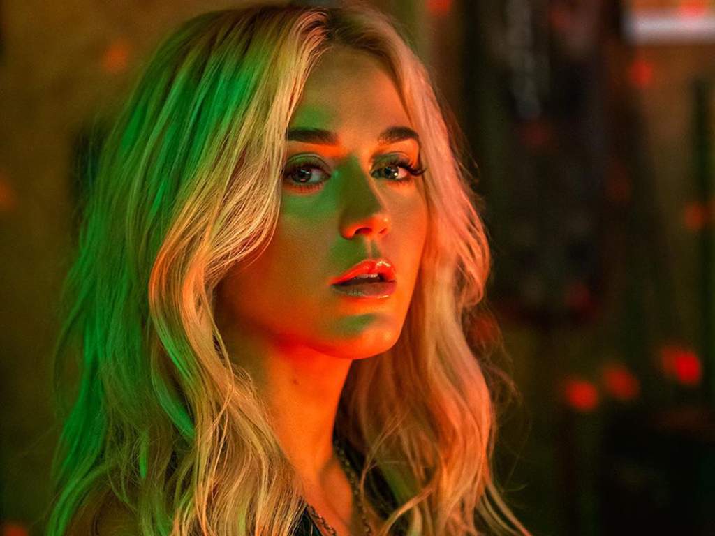 Katy Perry in the ‘Harleys in Hawaii’ music video, released on Oct. 16, 2019.
