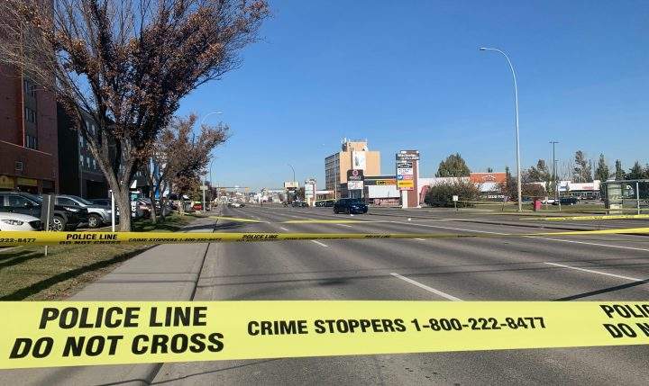 There was a shooting near 4662 Macleod Trail S.W. in Calgary on Saturday, Oct. 12, 2019.
