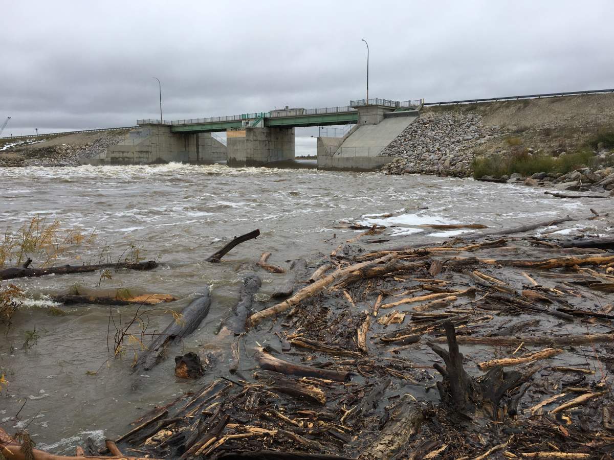 The Red River Floodway.