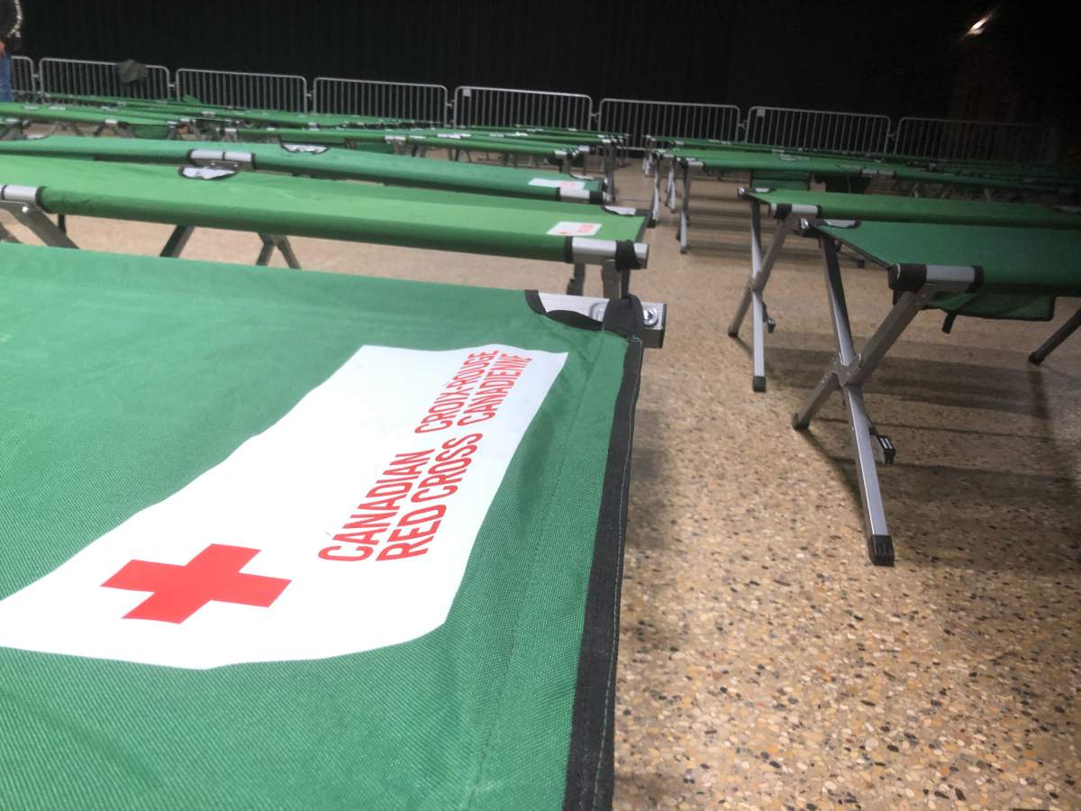 Red Cross opens warming shelter for First Nations evacuees - image