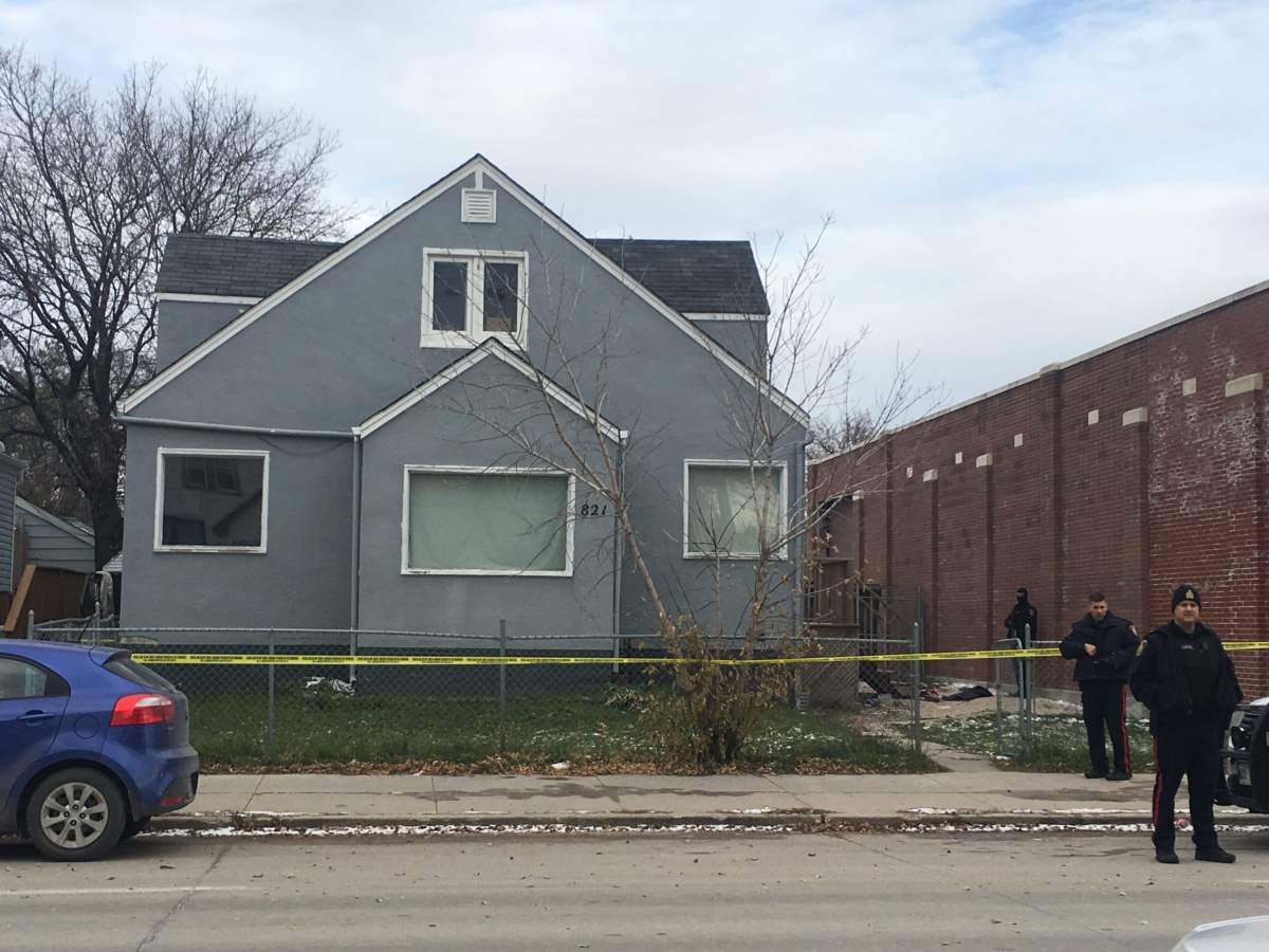 Police on scene at a St. Matthews Avenue home.
