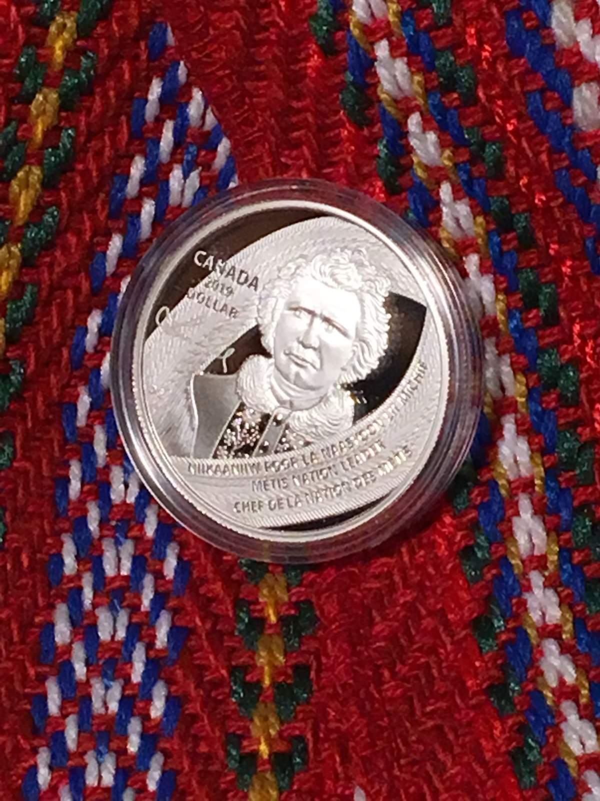 The coin was launched Tuesday on the 175th anniversary of Riel’s birth.