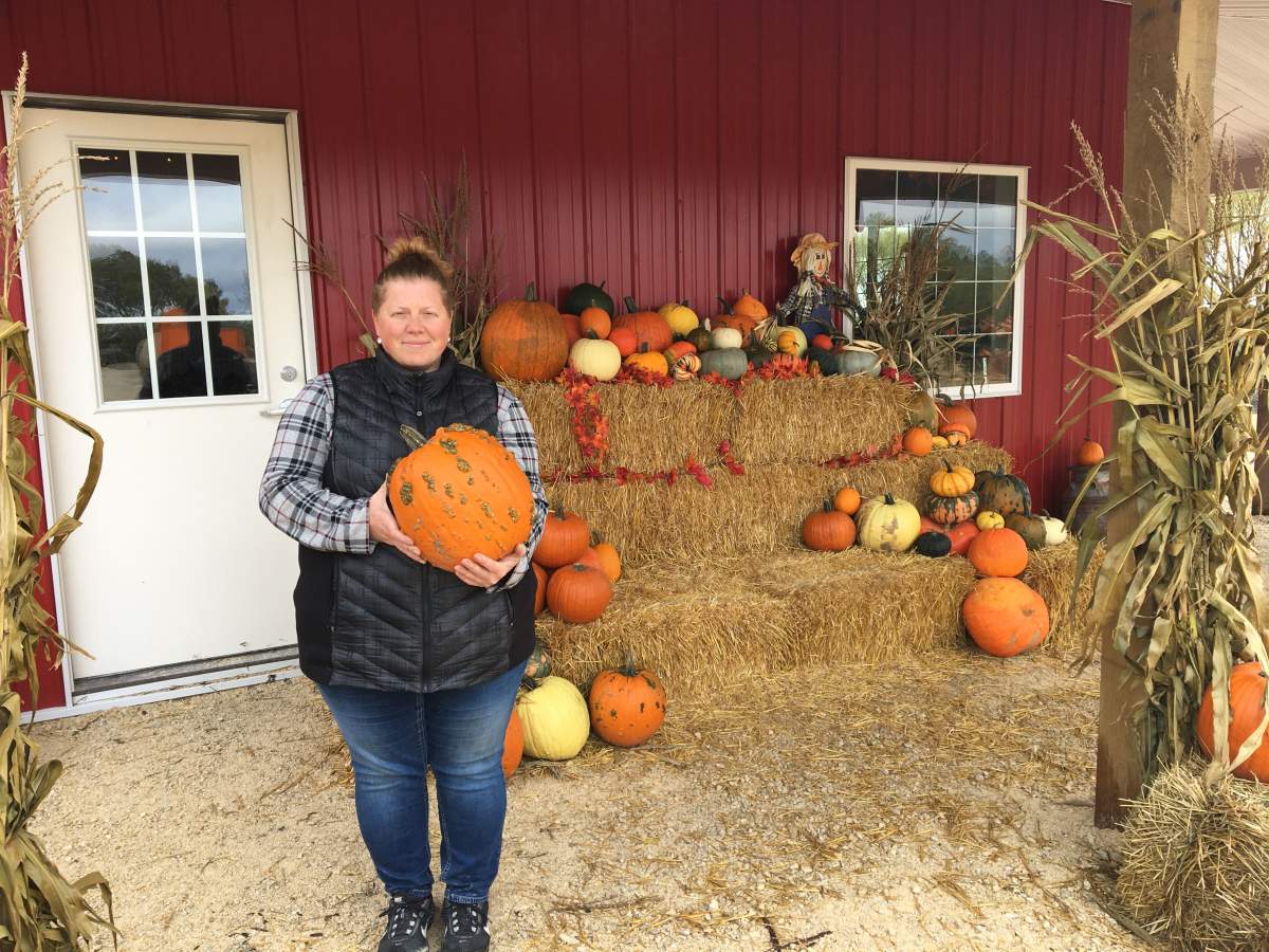 Melody Schwabe of Schwabe Pumpkins.