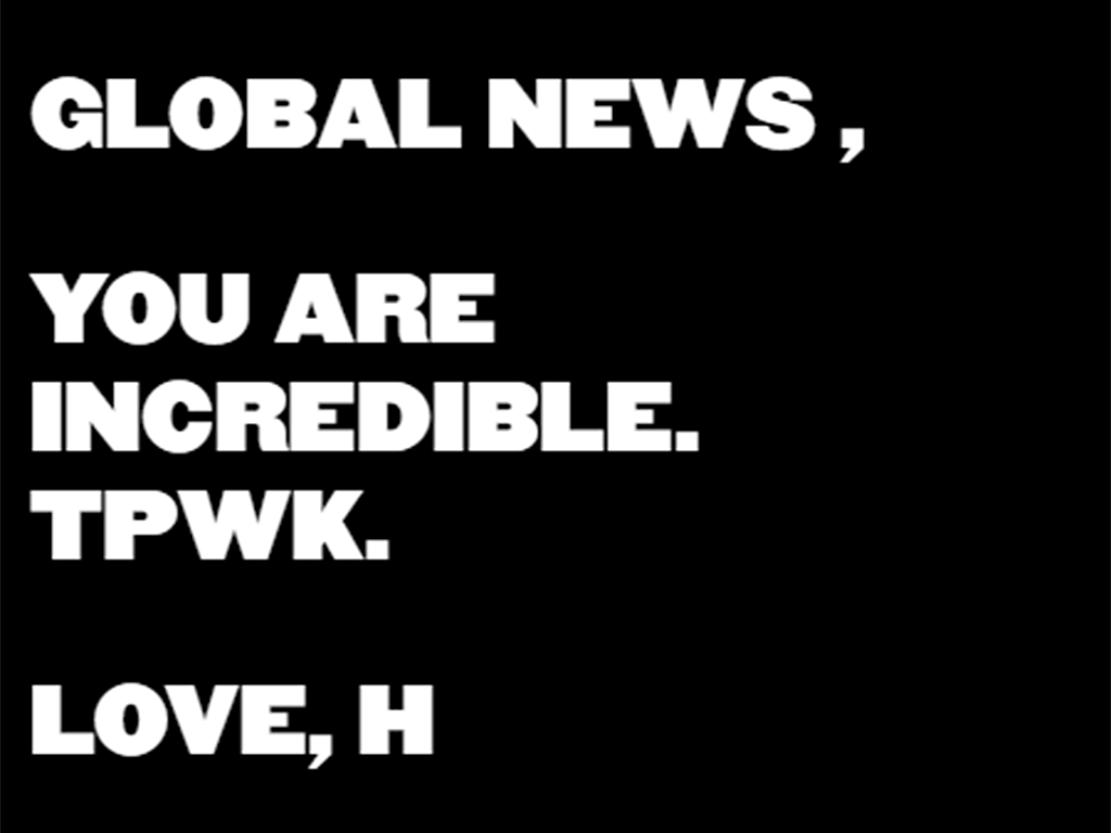 Thanks, Harry! From Harry Styles’ “doyouknowwhoyouare.com” website.