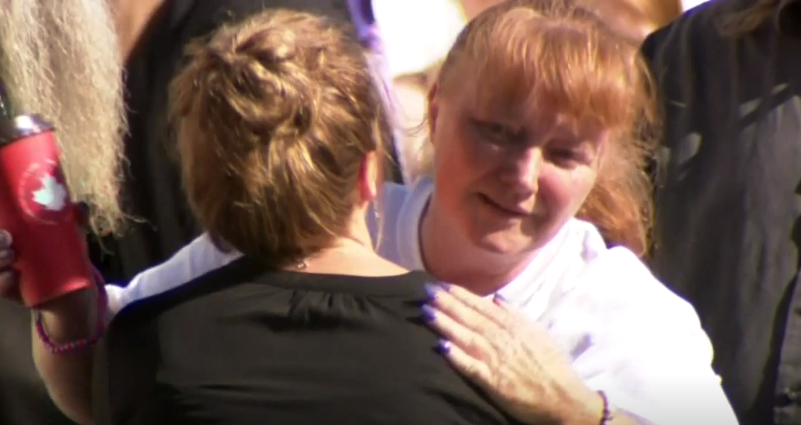 Devan Selvey’s mother Shari-Ann received comfort from friends, family and the community at two visitations in Stoney Creek a day before her son’s funeral.