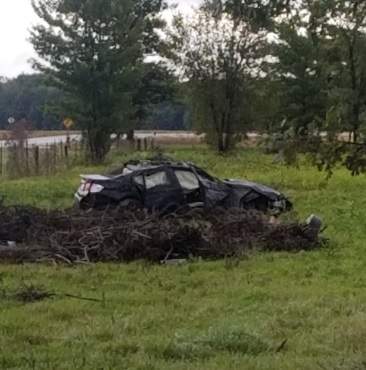 Three people died in a single-vehicle collision near Petrolia on October 4, 2019.