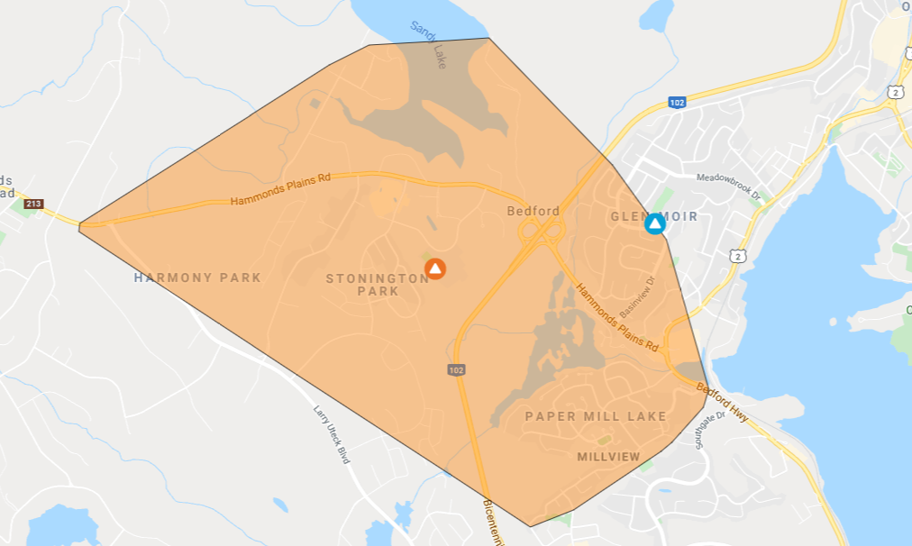 Nova Scotia Power outage map, Wednesday, Oct. 30, 2019.