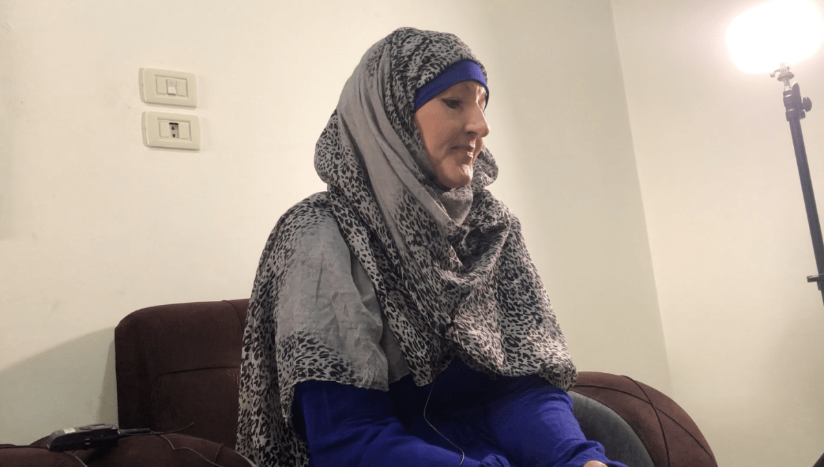 Canadian Kimberly Polman at Roj camp, a centre for ISIS detainees in northern Syria.