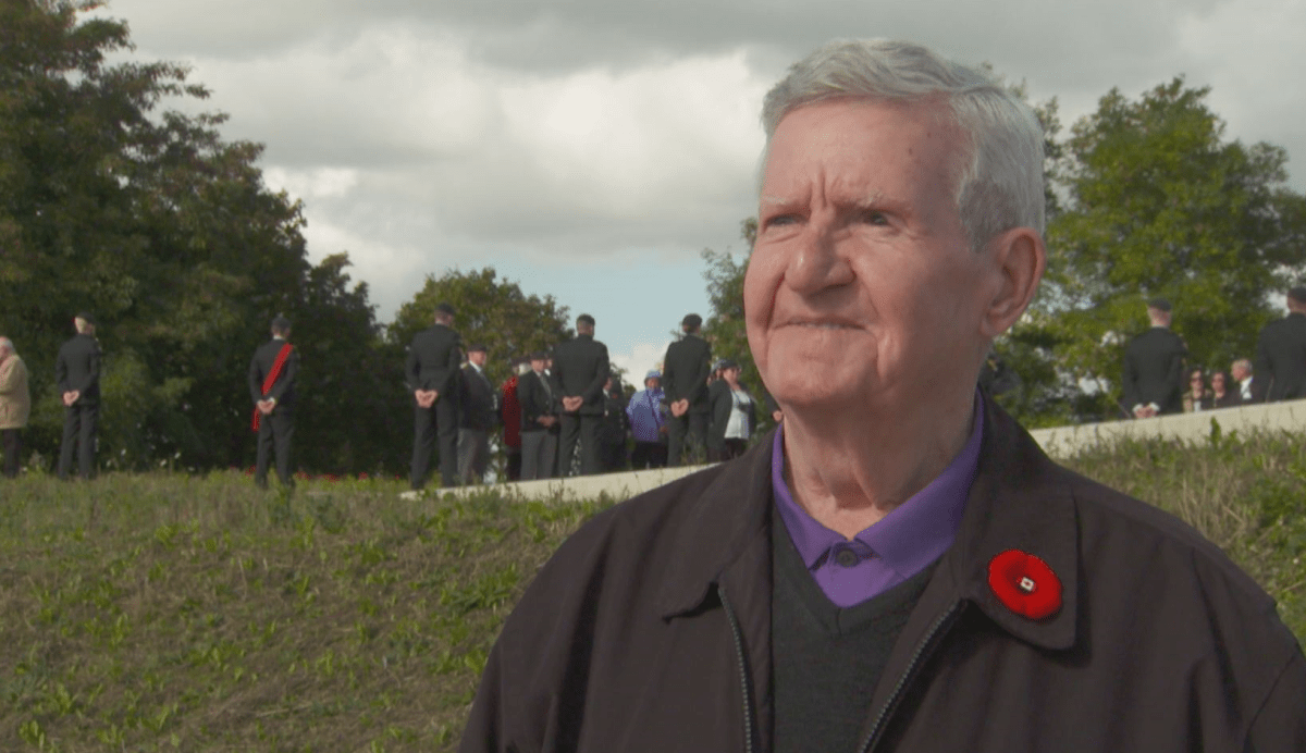 Ron Lucas’s grandfather James Lucas died on the first day of the Battle of Hill 70. / Credit: Braden Latam / Global News.