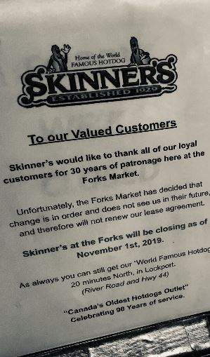 Skinner’s restaurant booted from The Forks after 30-year-tenure - image