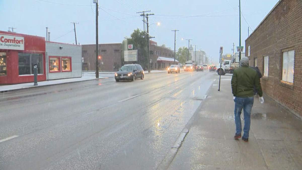 The Colorado Low begins to impact Winnipeg Thursday morning.