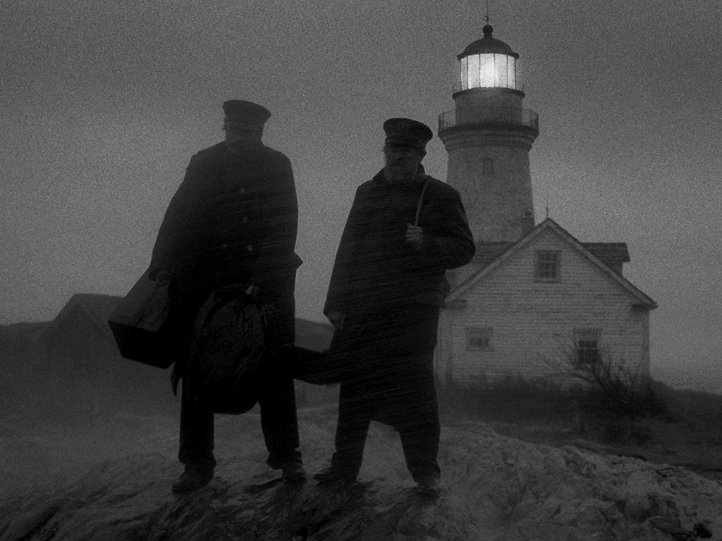 Willem Dafoe and Robert Pattinson in ‘The Lighthouse.’