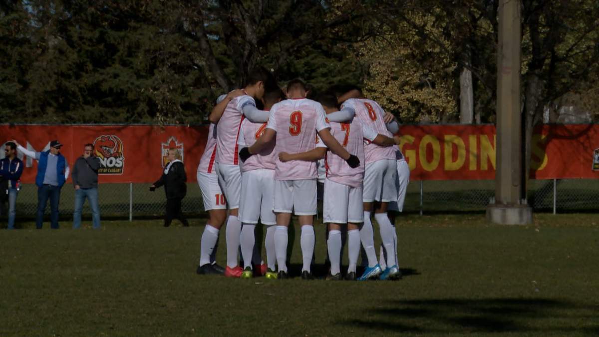 The Dinos will travel to the U SPORTS Men's Soccer Championship next week in Montreal.