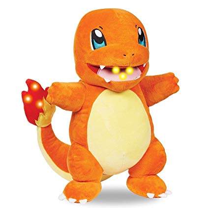 Pokemon Flame Action Charmander Interactive Plush, $45, available at a variety of retailers 