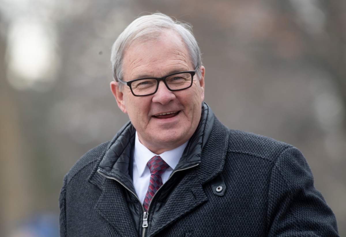 Liberal MP Lawrence MacAulay arrives for the cabinet shuffle at Rideau Hall in Ottawa, Wednesday Nov. 20, 2019.