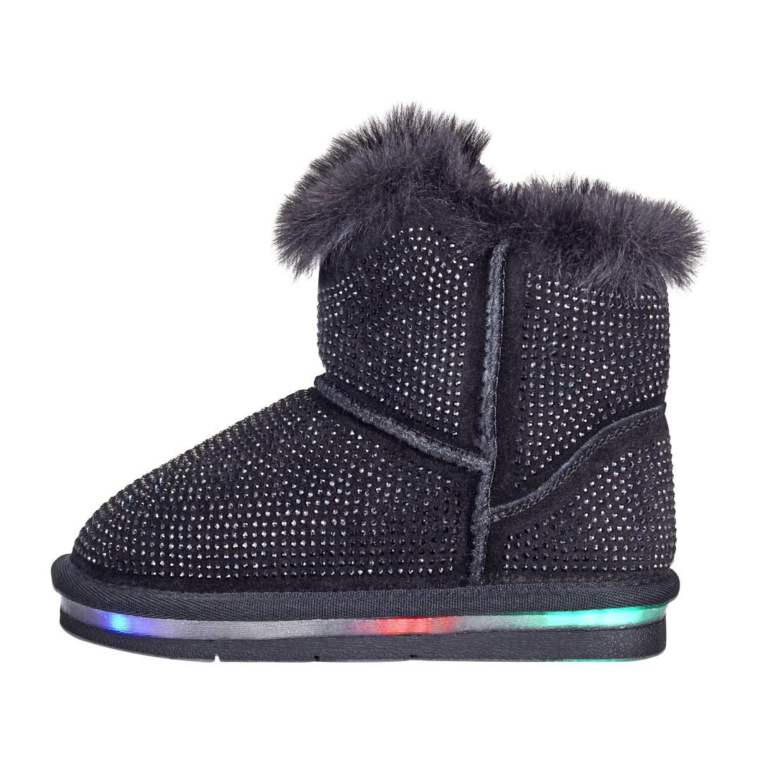 Black Sequin Light Up Boots, $50, available at Marshalls 