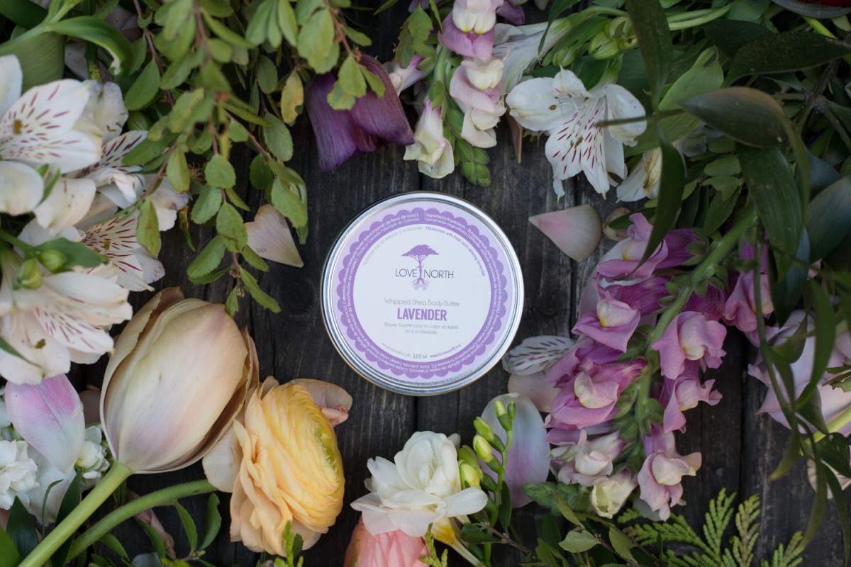 Lavender whipped body butter, $15, available at Love North