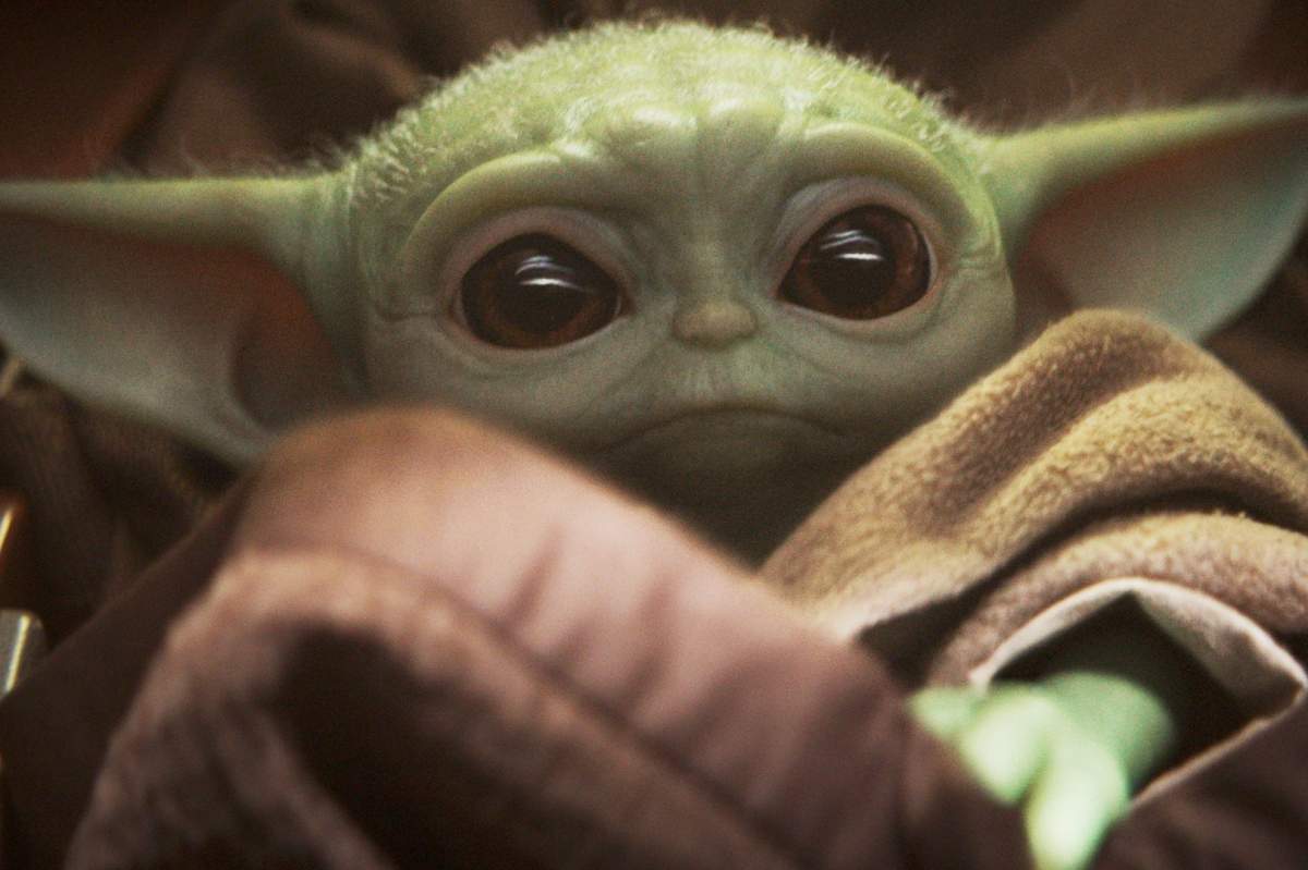 The character known online as “Baby Yoda” is shown in this image from the Star Wars TV Series ‘The Mandalorian.’
