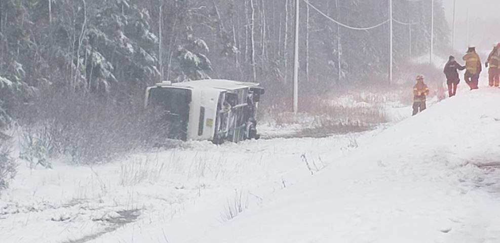 RCMP said that they were dispatched to the scene around 2 p.m., where 19 players, two coaches and the driver were found.