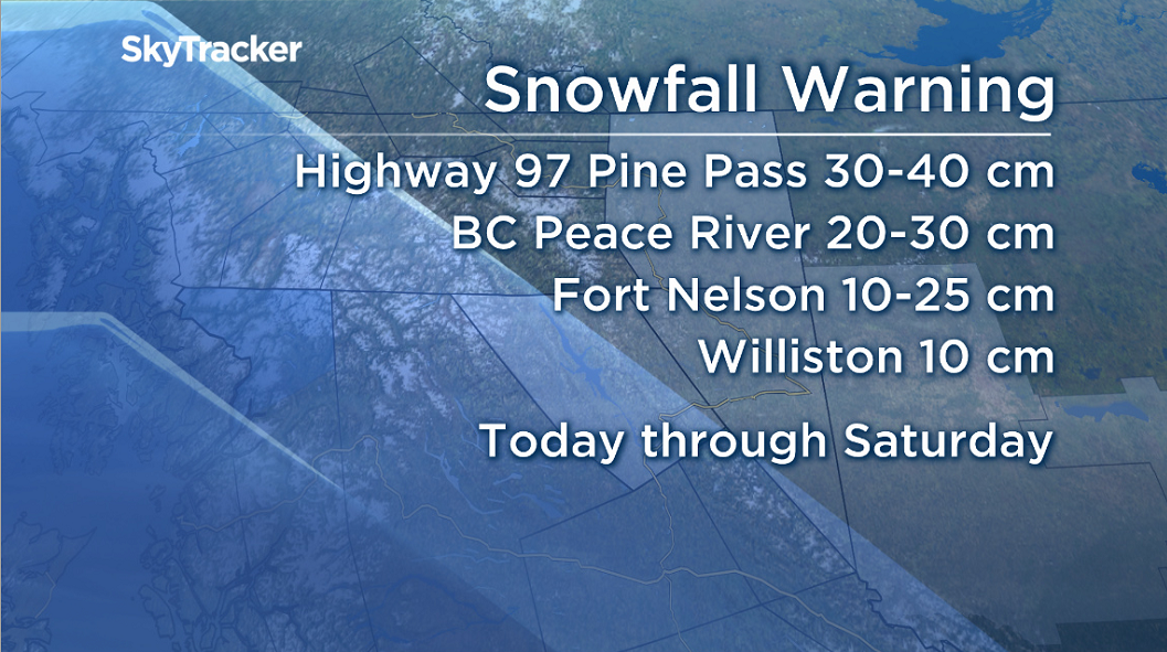 Snowfall Warning on Nov. 8th 2019.