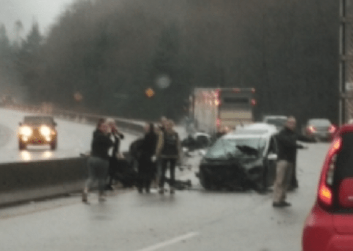 A serious crash forced the closure of the Coquihalla Highway on Tuesday.