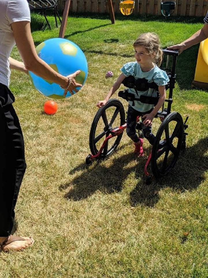 Four-year-old Claire Gortnar.