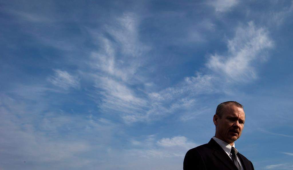 Lawyer Devon Page, Ecojustice Canada Executive Director, pauses during a news conference in Vancouver, B.C., on Wednesday September 26, 2012.