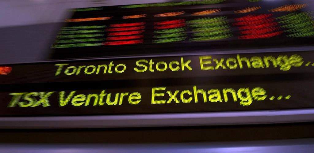 The TSX ticker is shown in Toronto on May 10, 2013.