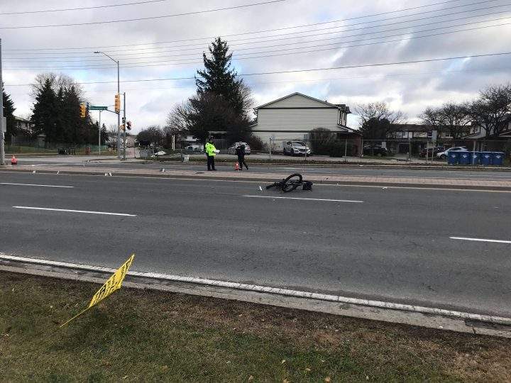The scene of the collision on Nov. 22.