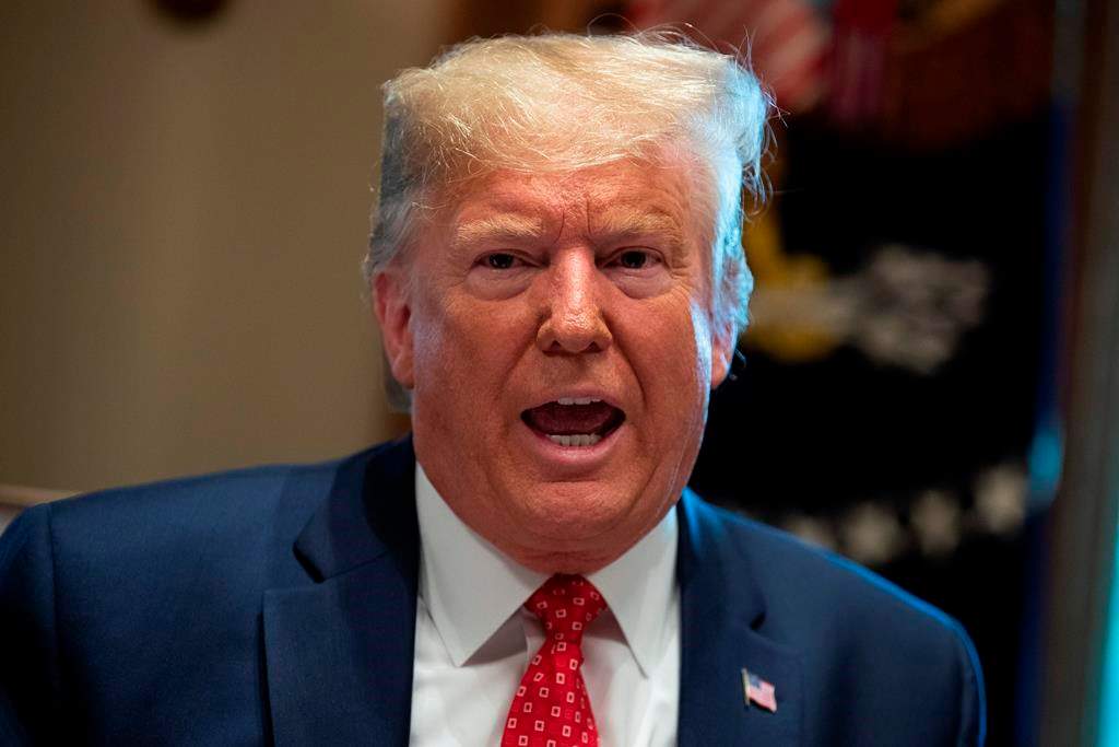 President Donald Trump speaks during a cabinet meeting at the White House, Tuesday, Nov. 19, 2019, in Washington. (AP Photo/ Evan Vucci)