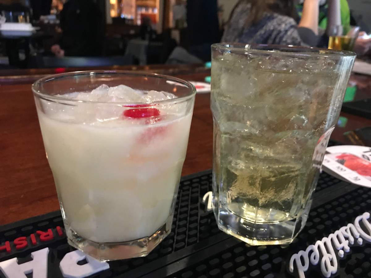 On the right, a Subpoena Colada, and on the left, James and the Giant Impeachment.