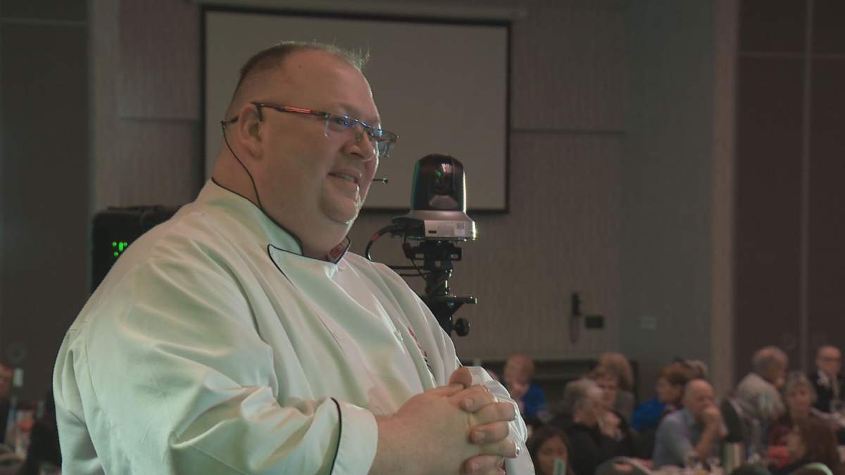 Edmonton's Chef James Hansen sought help from the Salvation Army 13 years ago, when he was homeless. 