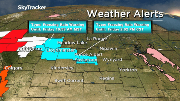 Saskatchewan, Saskatoon, Environment Canada, Freezing Rain, Weather Warning