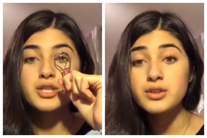 Feroza Aziz, 17, is shown in this still image from a video posted to her TikTok account on Nov. 24, 2019.