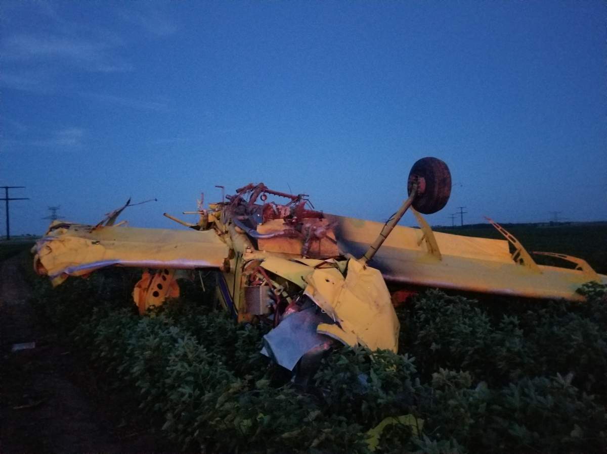 A plane that crashed in Texas after a Sept. 7, 2019 gender reveal.