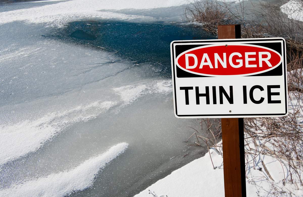 OPP are reminding people that ice conditions are constantly changing and precautions should be taken by those who plan to go out onto the ice.