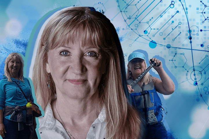 Jackie O’Grady has had numerous health concerns after multiple surgeries because of her BRCA2 gene mutation.