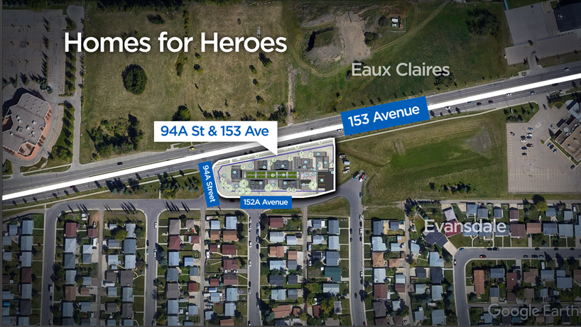 Homes for Heroes is planning to build a tiny home village for veterans in the community of Evansdale.