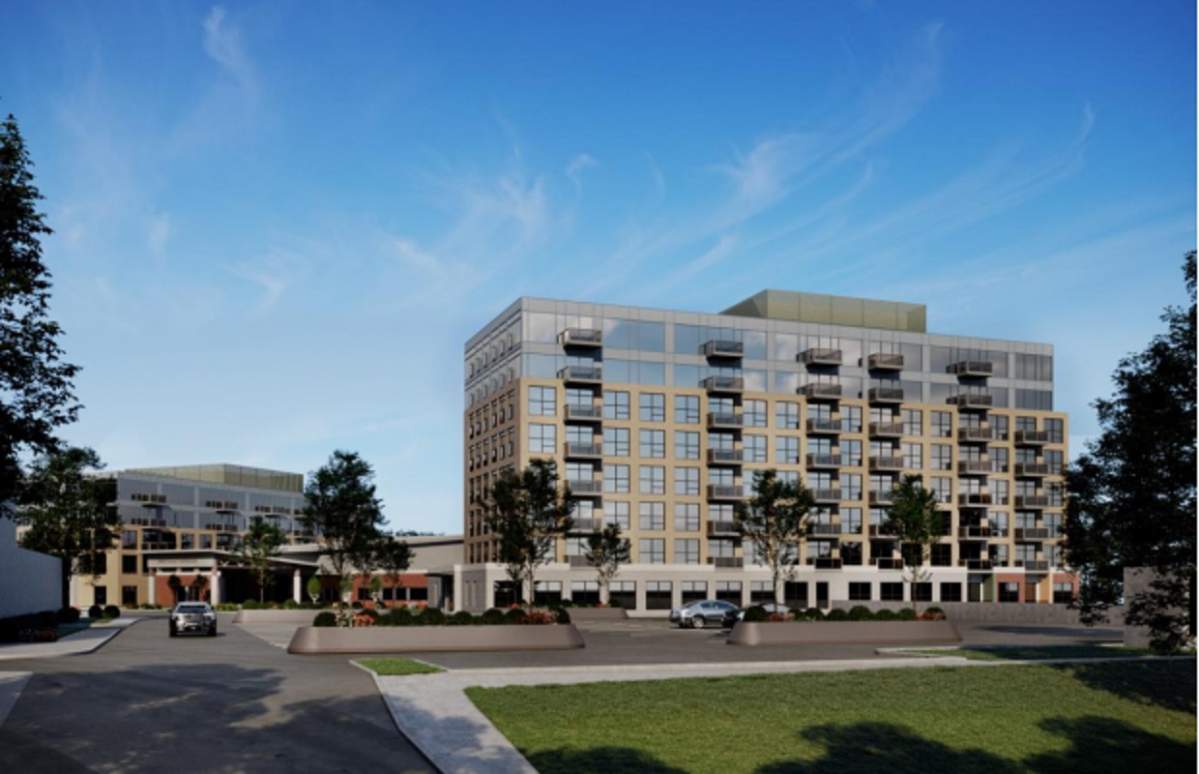 Rendering of the new multi-unit project in East City.