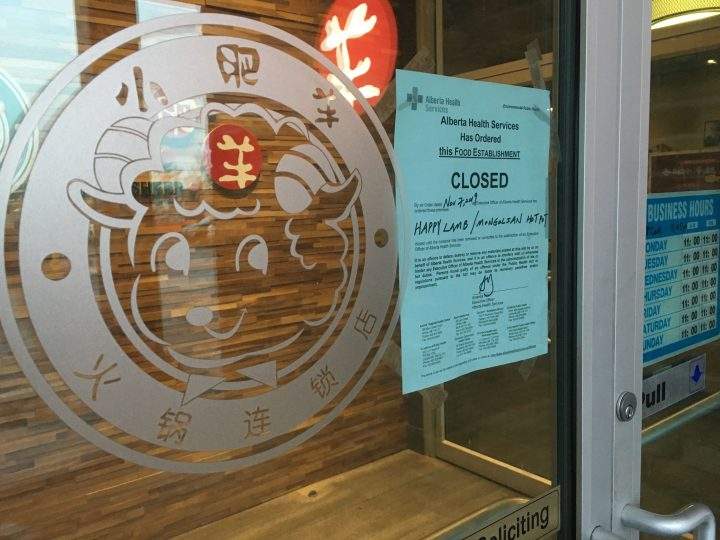 Alberta Health Services has ordered Calgary's Happy Lamb Hot Pot to close over health violations.
